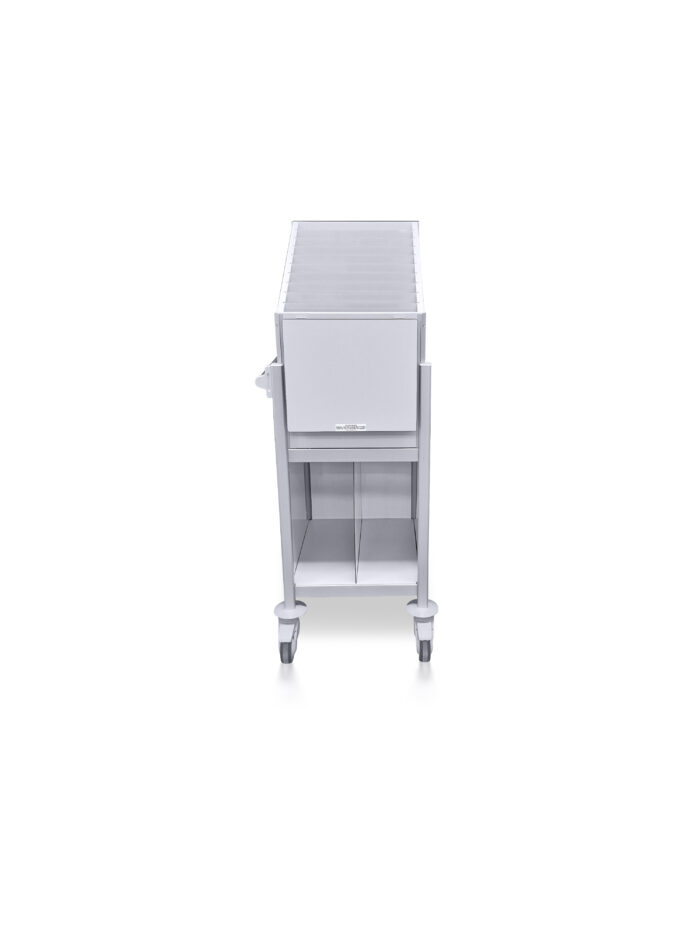 Medical Record and Chart Trolley with small drawer