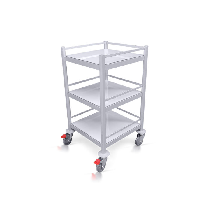 Tasman Medical 3 Shelf Dressing Trolley - Model DT-5353-3