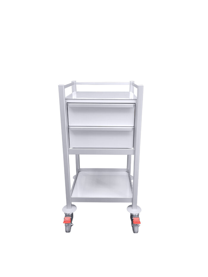 Multi-purpose medica trolley with 2 drawers