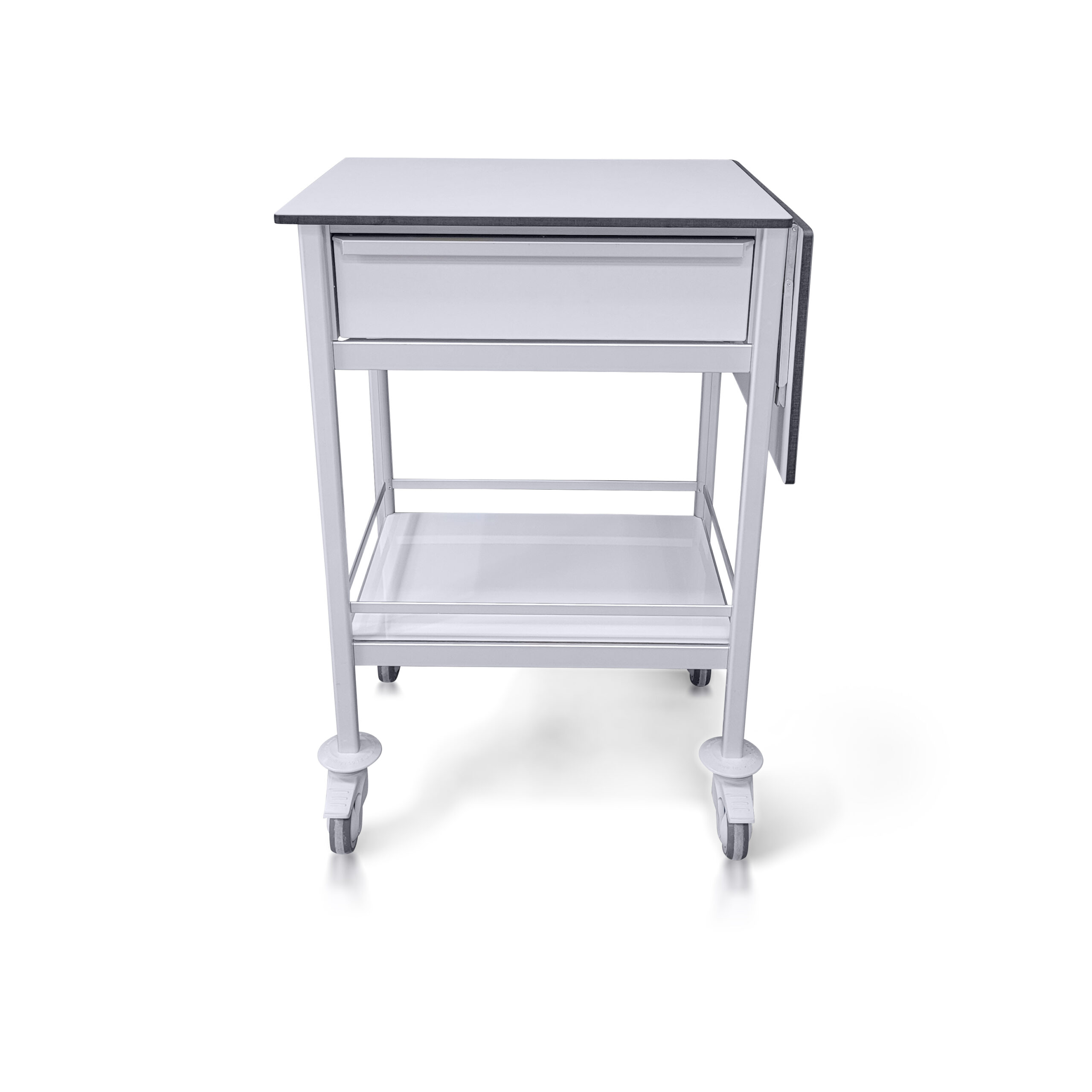 End of bed Trolley with drawer and flap