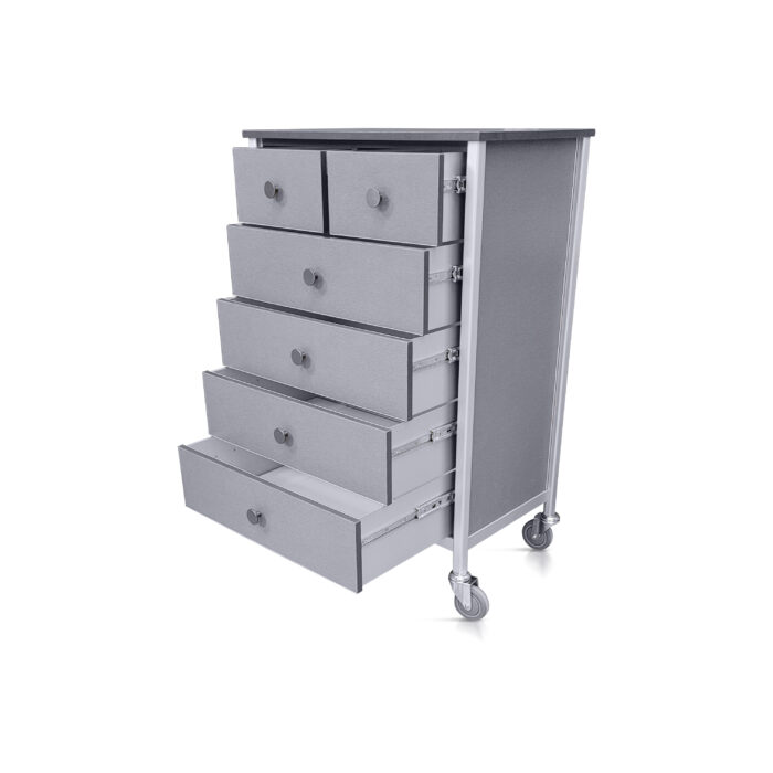 Mobile Furniture Storage Cabinet with drawers